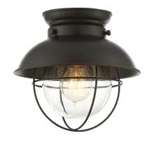 Savoy House Meridian CA M60009ORB - 1-Light Ceiling Light in Oil Rubbed Bronze