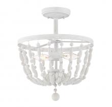 Savoy House Meridian CA M60028DW - 2-Light Ceiling Light in Distressed Wood