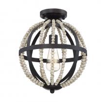 Savoy House Meridian CA M60031ORB - 1-Light Ceiling Light in Oil Rubbed Bronze