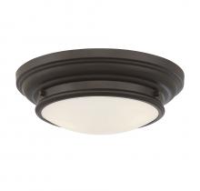 Savoy House Meridian CA M60063ORB - 2-light Ceiling Light In Oil Rubbed Bronze