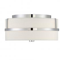 Savoy House Meridian CA M60065PN - 2-light Ceiling Light In Polished Nickel