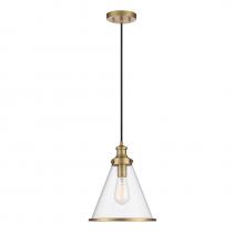 Savoy House Meridian CA M70121NB - 1 LT Pendant in Natural Brass *M23