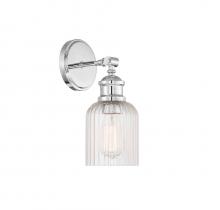 Savoy House Meridian CA M90083CH - 1-Light Wall Sconce in Chrome