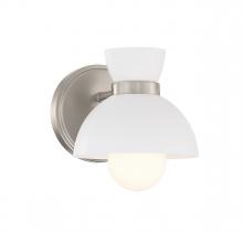 Savoy House Meridian CA M90101BN - 1-Light Wall Sconce in Brushed Nickel