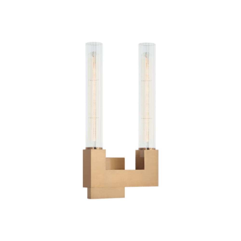 Odelle Aged Gold Brass Wall Sconce