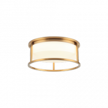 Matteo Lighting M15002AG - Framerton Aged Gold Brass Ceiling Mount