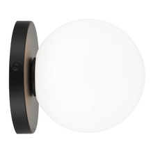 Matteo Lighting WX06001BKOP - Cosmo Black Wall Sconce/Ceiling Mount