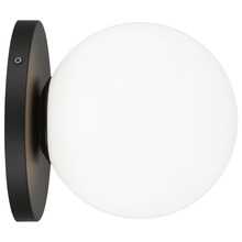 Matteo Lighting WX06011BKOP - Cosmo Black Wall Sconce/Ceiling Mount