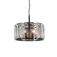 CWI Lighting 9860P19-8-101 - Jacquet 8 Light Chandelier With Black Finish