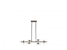 Savoy House Canada 1-1591-14-50 - Amani 14-Light Linear Chandelier in Black Cashmere