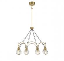 Savoy House Canada 1-2200-8-322 - Burnham 8-Light LED Chandelier in Warm Brass