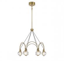 Savoy House Canada 1-2202-6-322 - Burnham 6-Light LED Chandelier in Warm Brass