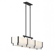 Savoy House Canada 1-2330-5-50 - Orleans 5-Light Linear Chandelier in Black Cashmere