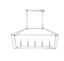 Savoy House Canada 1-324-5-109 - Townsend 5-Light Linear Chandelier in Polished Nickel