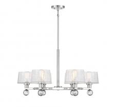 Savoy House Canada 1-6302-6-109 - Hanover 6-Light Chandelier in 
Polished Nickel