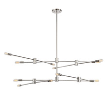 Savoy House Canada 1-7001-12-109 - Lyrique 12-Light Chandelier in Polished Nickel
