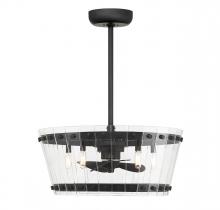 Savoy House Canada 24-FD-8853-89 - Ventari 5-Light LED Fan D'Lier in Matte Black