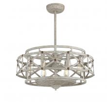 Savoy House Canada 34-FD-123-155 - Colonade 6-Light Fan D'Lier in 
Provence with Gold Accents