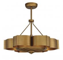 Savoy House Canada 39-FD-125-54 - Stockholm 6-Light Fan D'Lier in 
Gold Patina