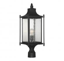 Savoy House Canada 5-3454-BK - Dunnmore 1-Light Outdoor Post Lantern in Black