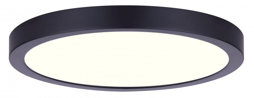 LED Disk, DL-11C-22FC-BK-C, 11" MBK Color, 22W Dimmable, 3000K, 1540 Lumen, Surface mounted
