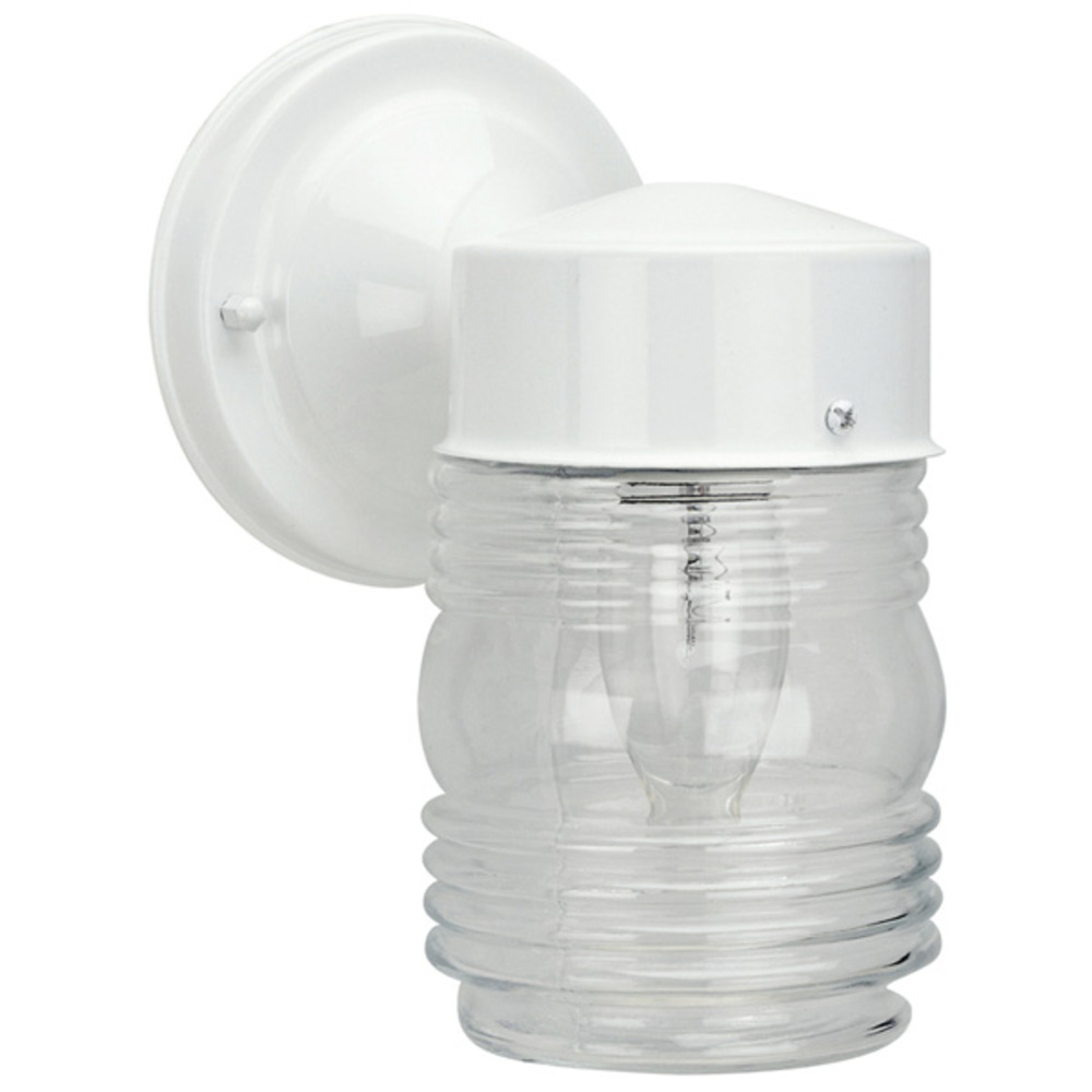 Outdoor, 1 Bulb Outdoor, Clear Glass, 60W Type A or B