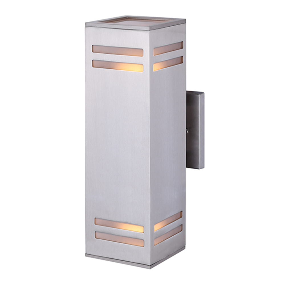 TAY, 2 Lt Outdoor, Frosted Glass, 60W Type A, 4 1/2" W x 13" H x 5 3/4" D