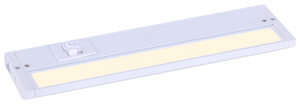 Undercabinet, UCL-54-10WH, 9.05" Gimbal LED Cabinet Light, White Finish, 120 Volt 5W, 250Lumen