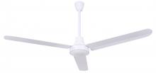 Canarm CP56D11PN - Industrial DC Fan, CP56D11PN, 56" Fan, WH Color, Cord and Plug, Downrod Mount, HIGH PERFORMANCE