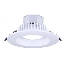 Canarm DL-6-15NR-WH-C - LED Baffle Recess Downlight, 6" White Color Trim, 15W Dimmable, 3000K, 820 Lumen, Recess mounted