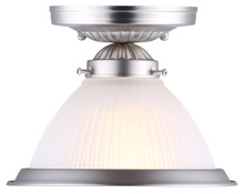 Canarm ICHANC7151 - Halophane, Ceiling Light, Frosted Halophane Glass, 60W Type A, 6 .75 IN W x 6 IN H