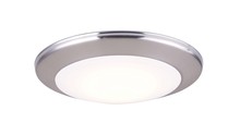 Canarm LED-SM6DL-BN-C - LED Disk, 6 IN Brushed Nickel Color Trim, 15W LED (Integrated), Dimmable, 3000K