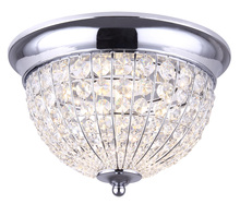 Canarm LFM145A12CH - TILLY, 12" LED Flush Mount, Crystal, 19W LED (Integrated), Dimmable, 1150 Lumens, 3000K