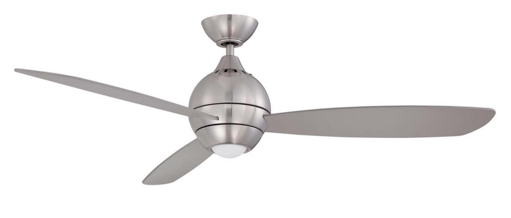 SPHERE 52 in. LED Satin Nickel Ceiling Fan