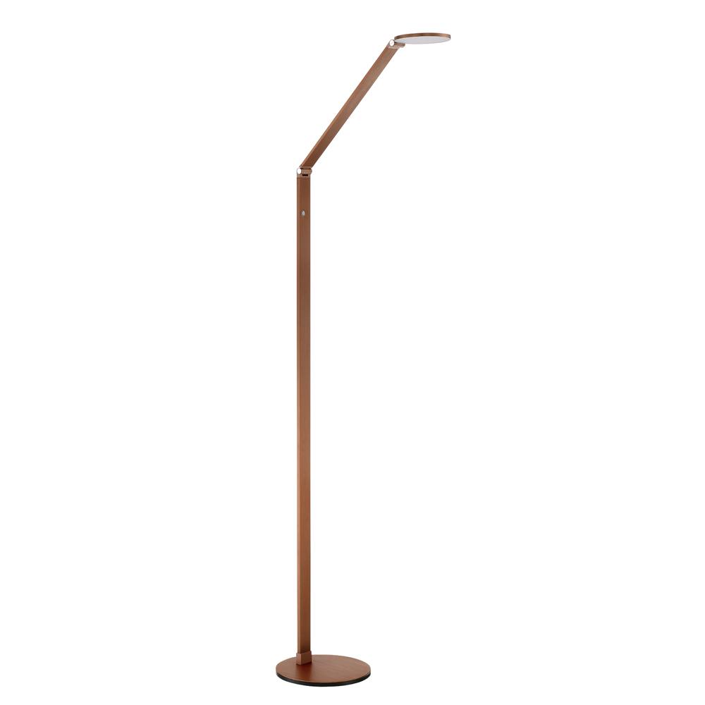 ROUNDO series Russet Bronze LED Floor Lamp