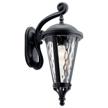Kichler 49234BSL - Cresleigh 22" 1 Light Wall Light Black with Silver Highlights