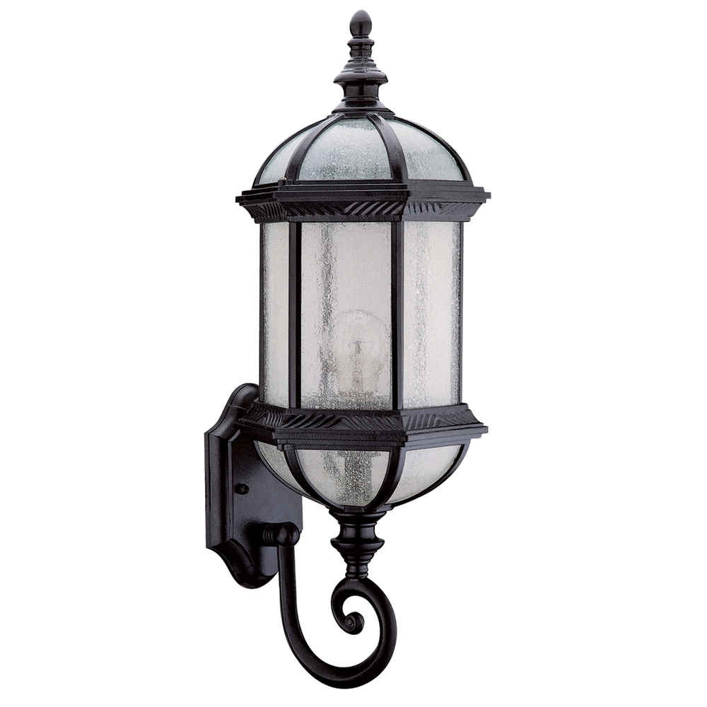 Hexagon 21 inch outdoor wall sconce
