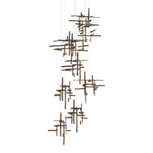 Hubbardton Forge - Canada 131109-SKT-LONG-05-YC0305 - Tura 9-Light Frosted Glass Pendant