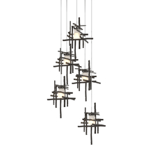 Hubbardton Forge - Canada 131128-SKT-LONG-14-YC0305 - Tura 5-Light Frosted Glass Pendant