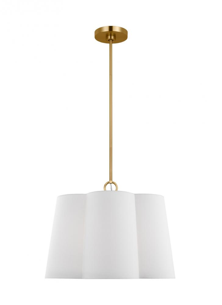 Bronte Transitional 3-Light Indoor Dimmable Medium Hanging Shade Ceiling Hanging Chandelier Light