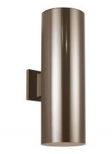 Visual Comfort & Co. Studio Collection 8413997S-10 - Outdoor Cylinders Large 2 LED Wall Lantern