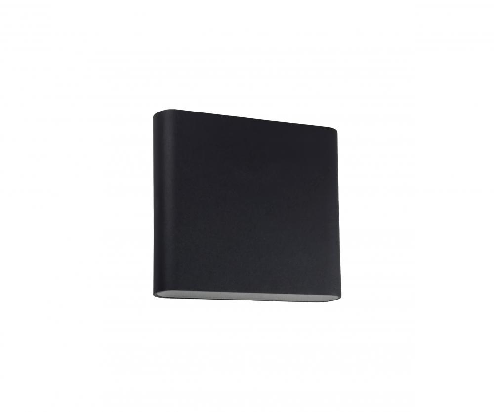 Vista - LED Exterior Wall Light in Black