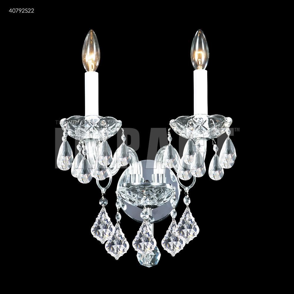 Palace Ice 2 Arm Wall Sconce