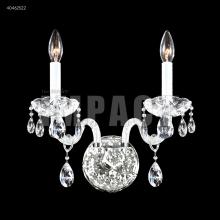 James R Moder 40462S22 - Palace Ice 2 Arm Wall Sconce