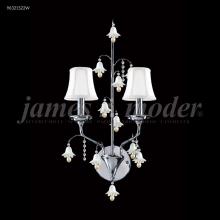James R Moder 96321AG2MW - Murano Collection 2 Arm Wall Sconce