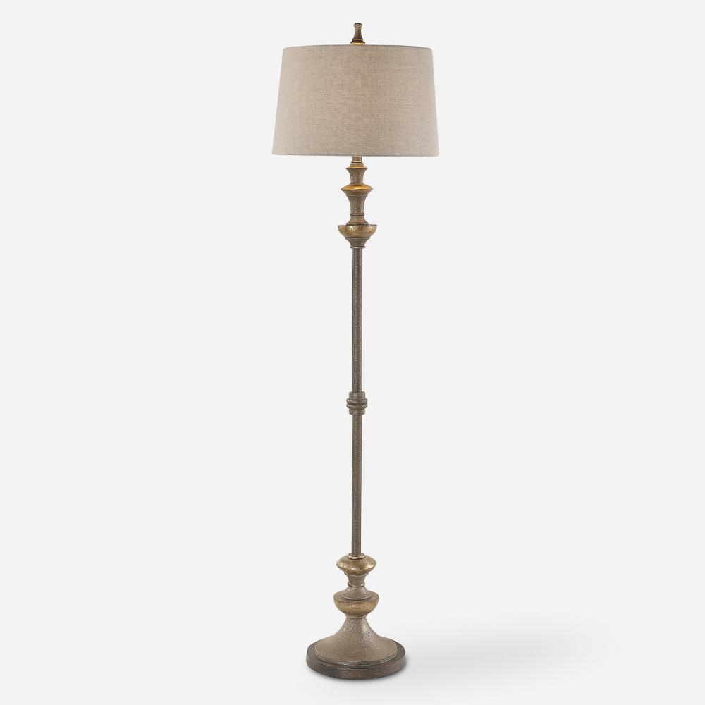 Uttermost Vetralla Silver Bronze Floor Lamp