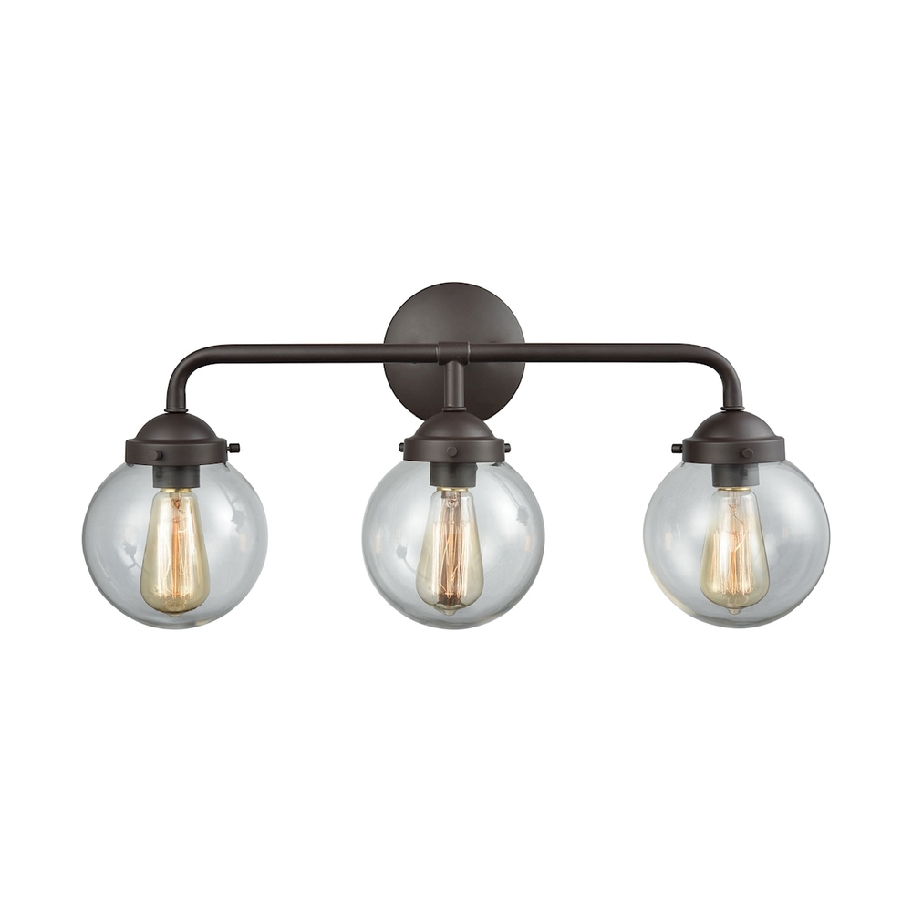 Thomas - Beckett 24'' Wide 3-Light Vanity Light - Oil Rubbed Bronze