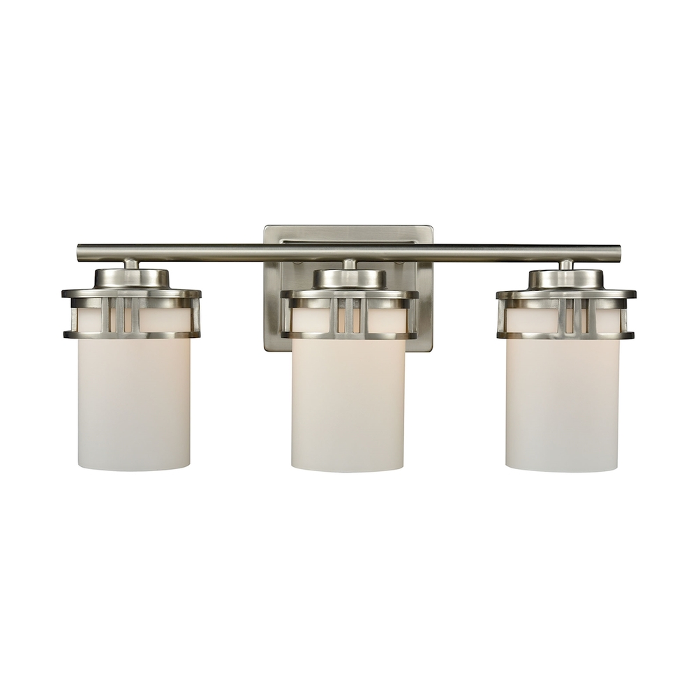 Thomas - Ravendale 20'' Wide 3-Light Vanity Light - Brushed Nickel