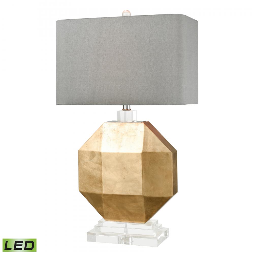 Alcazaba 29.5'' High 1-Light Table Lamp - Gold Leaf - Includes LED Bulb