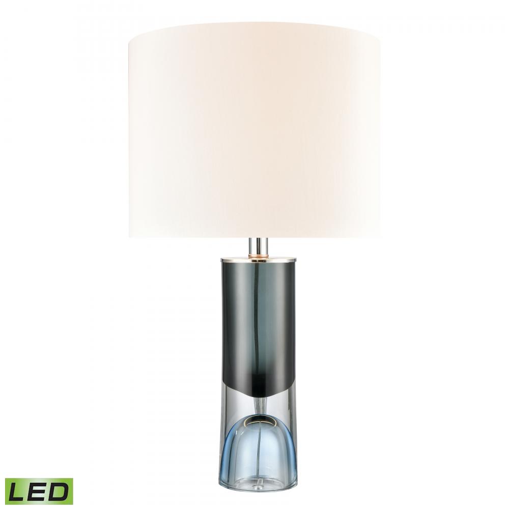 Otho 24'' High 1-Light Table Lamp - Navy - Includes LED Bulb